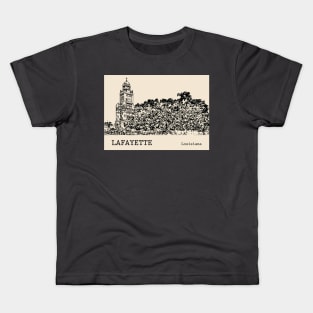 Lafayette Louisisna Kids T-Shirt